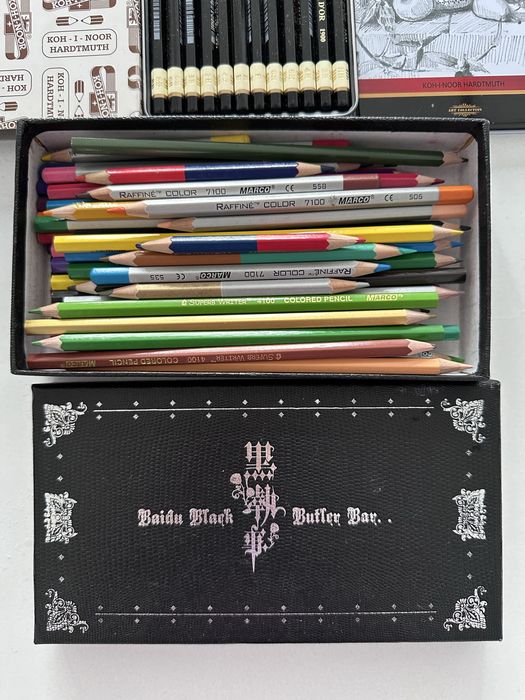 Набір кольорових олівців marco