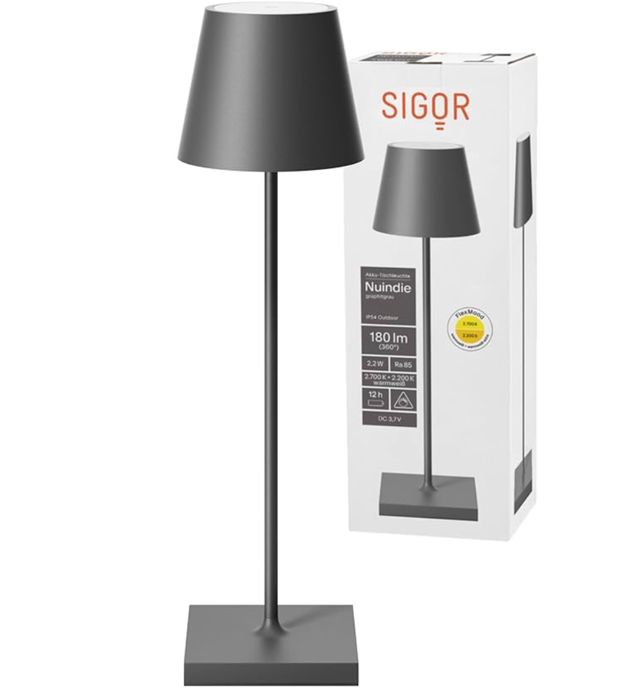 Lampa stołowa LED do ogrodu i na taras