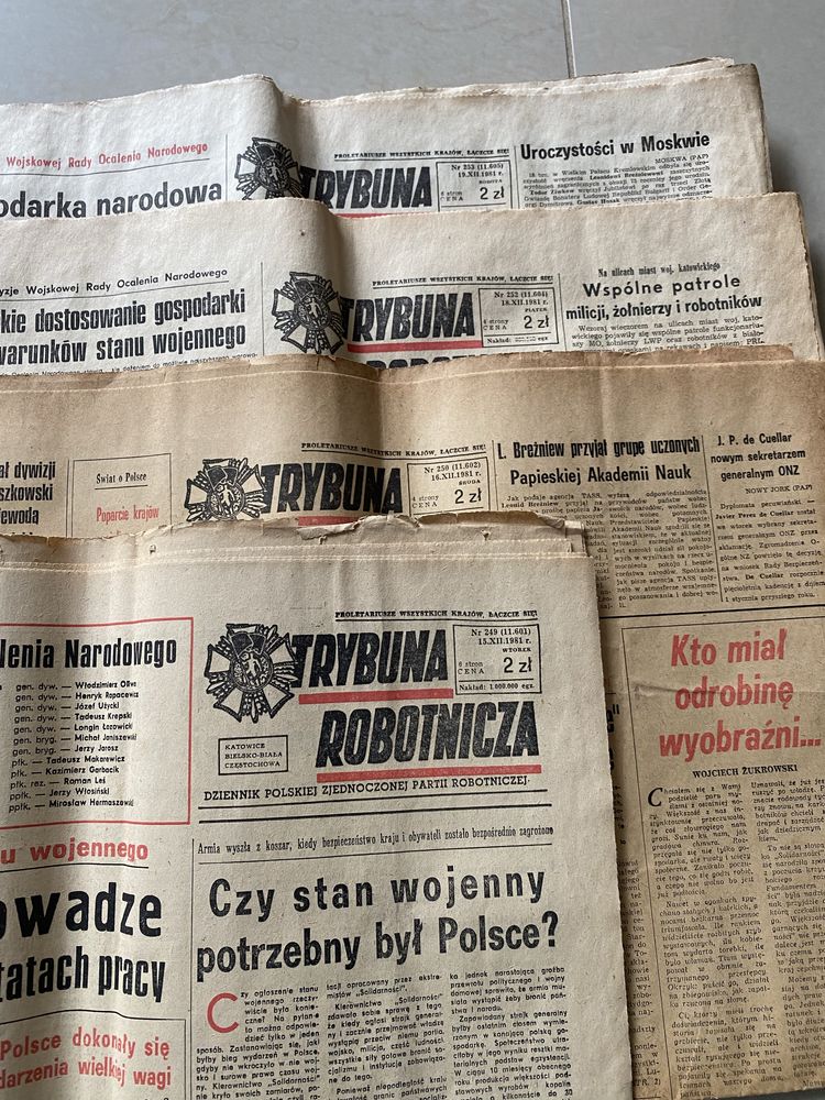 Trybuna Robotnicza STAN WOJENNY