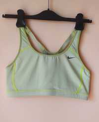 Zielony sportowy top /biustonosz sportowy NIKE , rozmiar S