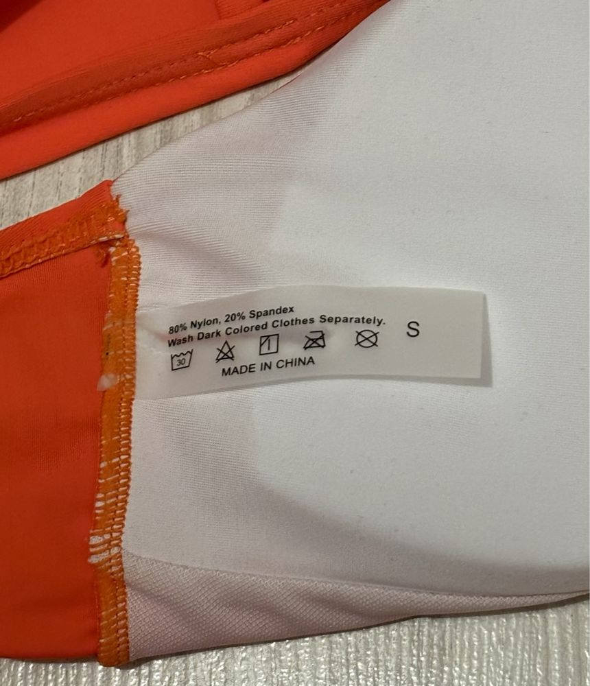 Pomarańczowe bikini, SHEIN!