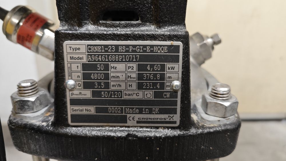 Pompa wielostopniowa Grundfos CRNE1-24 i CRN1-13