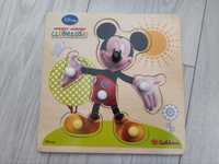 Eichhorn Puzzle Drewniane 6El. Mickey Mouse puzzle z uchwytem