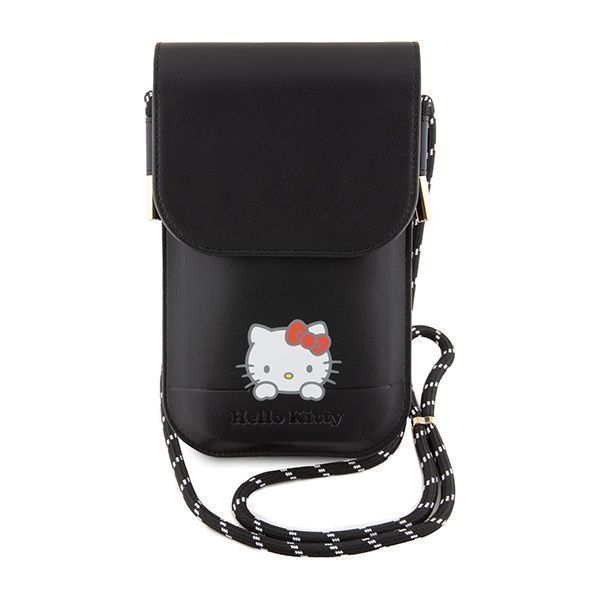 Hello Kitty Torebka Hkowbskcdkk Czarny/Black Leather Daydreaming Cord