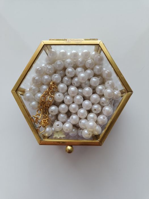 Весільна скляна шкатулка