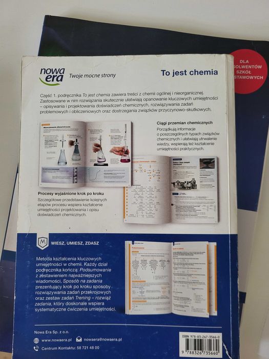Podręcznik chemia 1 rozszerzona Nowa era