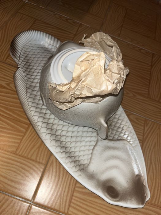 Conjunto Travessa e Terrina Peixe