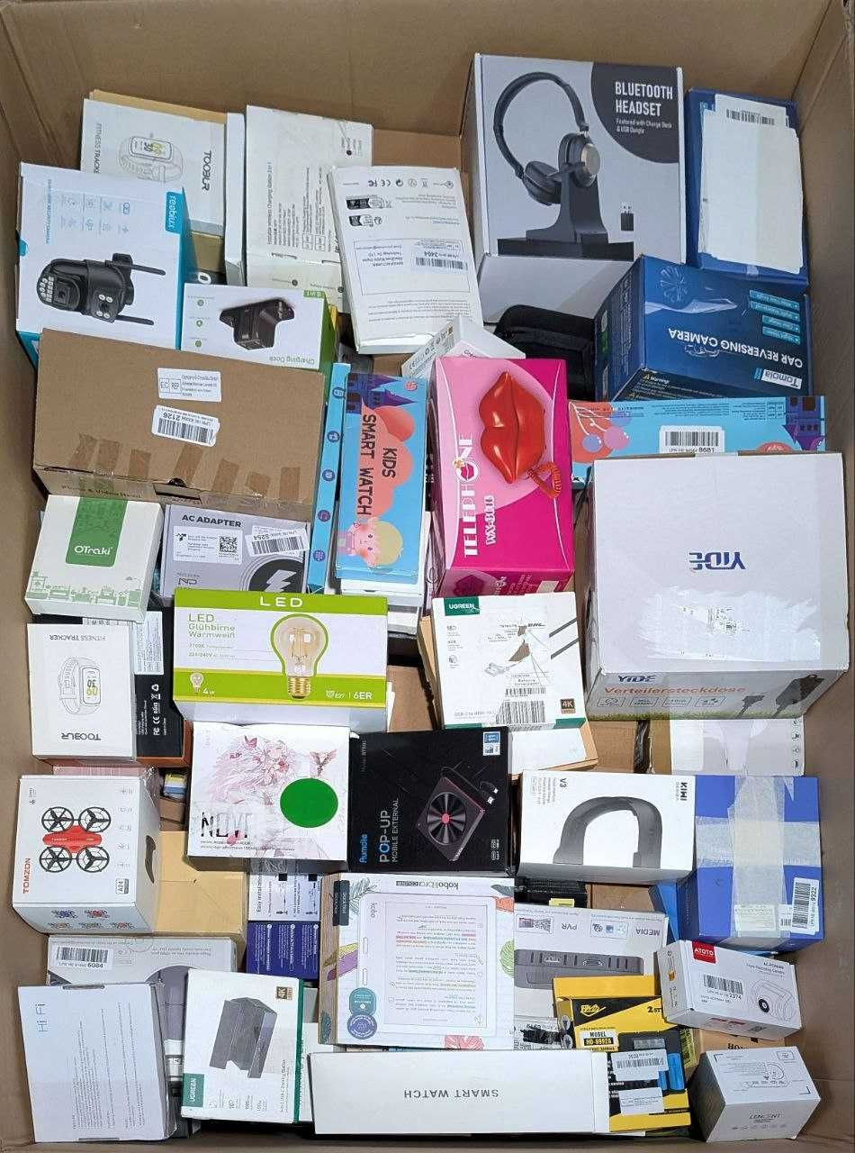 Палета з міксом товарів амазон для офлайн і онлайн магазинів! 123 кг