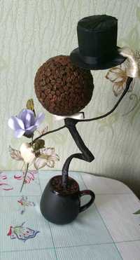 Топиарий (кофейное дерево как идея для подарка)