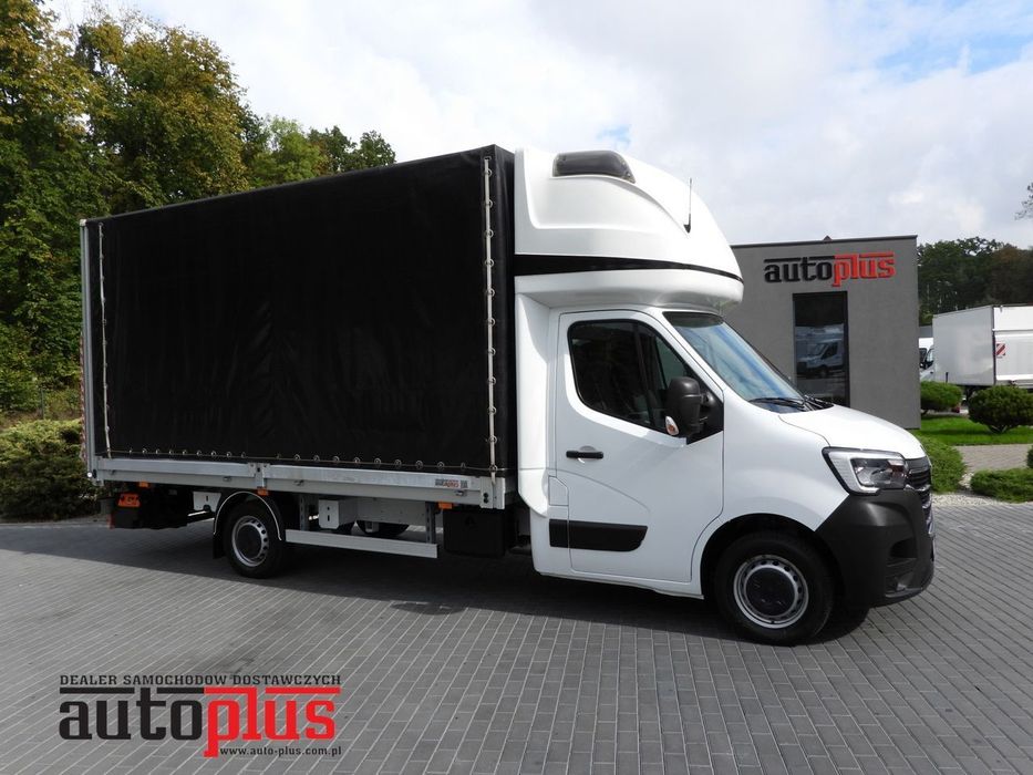 Renault MASTER PLANDEKA WINDA 9 PALET WEBASTO TEMPOMAT LEDY PNEUMATYKA KLIMATYZACJA  165KM  stan bardzo dobry, nie wymaga nakładów finansowcyh dostępny od ręki