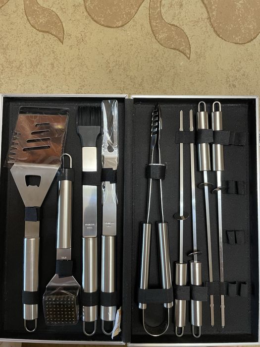 Набір для мангалу нержавіюча сталь новий