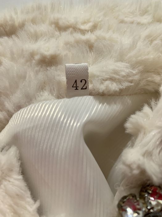 Болеро жіноче святкове накидка на весілля хутро 42 xs s