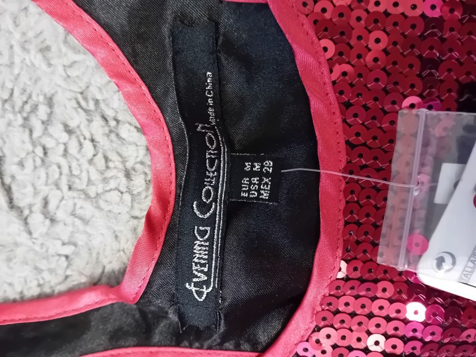 # Zara i w nim Collection podkoszulka cekinowa sukienka Mini