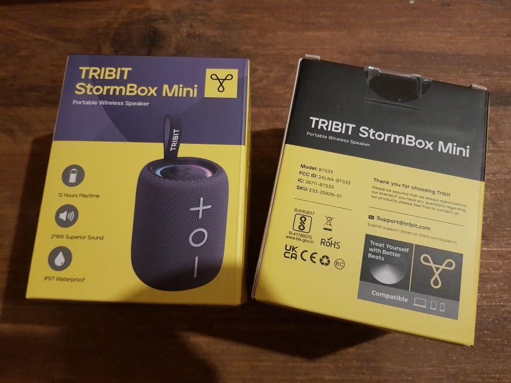 НОВАЯ! Tribit StormBox Mini, 12W, bluetooth колонка, 12ч. проигрывания