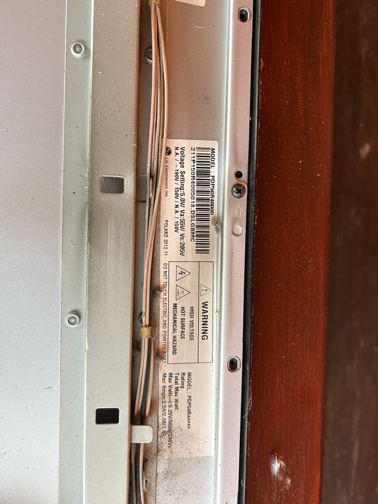 Lg plazma PDP 50 R4