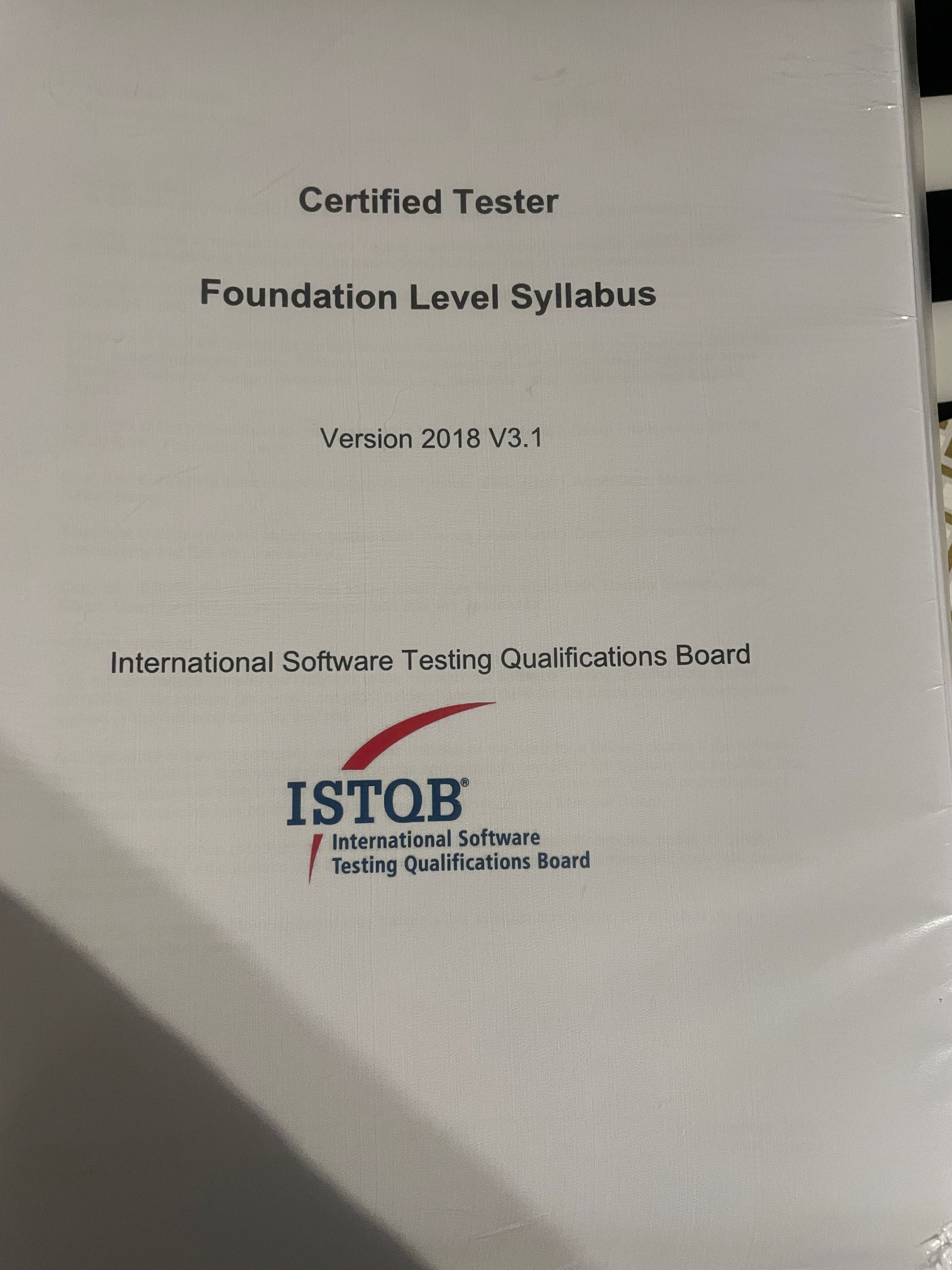 Wydruk materiałów do certyfikatu ISTQB