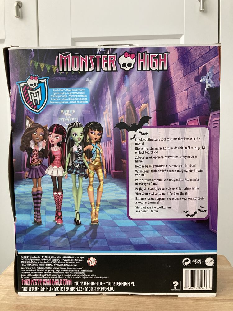 Lalka Franie Stein Ghouls Rule Monster High NIB