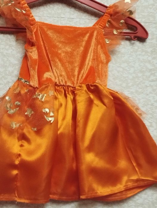 Дитяче плаття, костюм гарбузик хелловін свята на 1-2 роки,зріст 92см