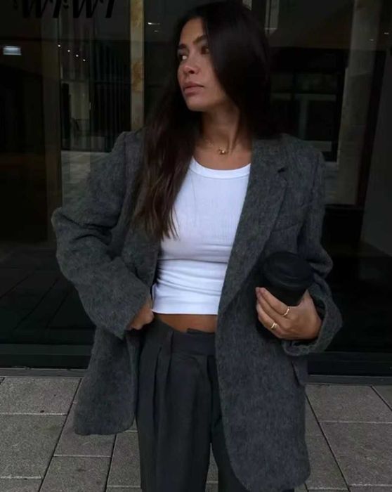 Теплий трендовий жакет від H&M