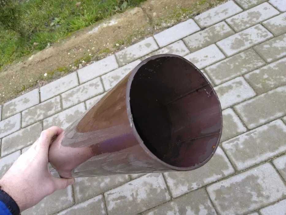 Rura spustowa rynna rynnowa Cellfast Bryza brąz dł 60cm śr 90mm 1 szt