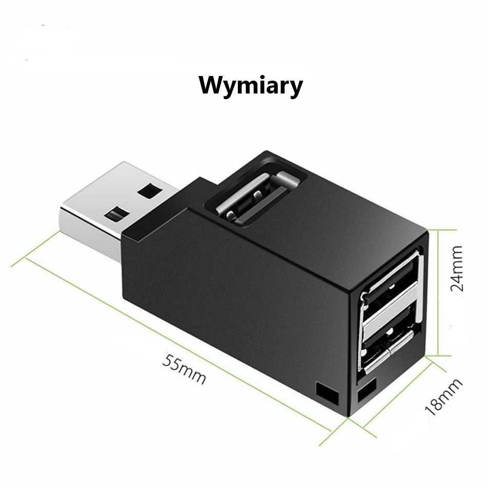 Mini Hub przenośny 1xUSB 3.0+2xUSB 2.0