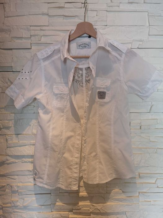 Koszula biała cienka M Diverse narzutka