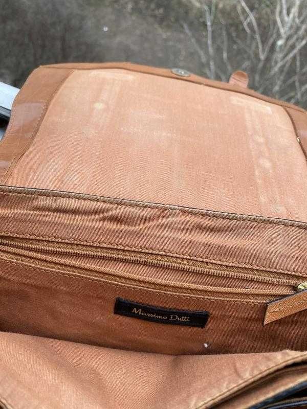Massimo Dutti кожаная сумка