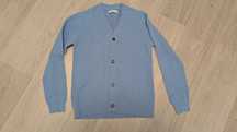 Niebieski rozpinany sweter Reserved rozmiar 152