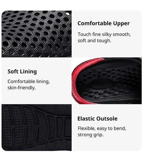 Sandálias Antiderrapantes, à Prova de Água, Tamanho 42, Preto - Goeik