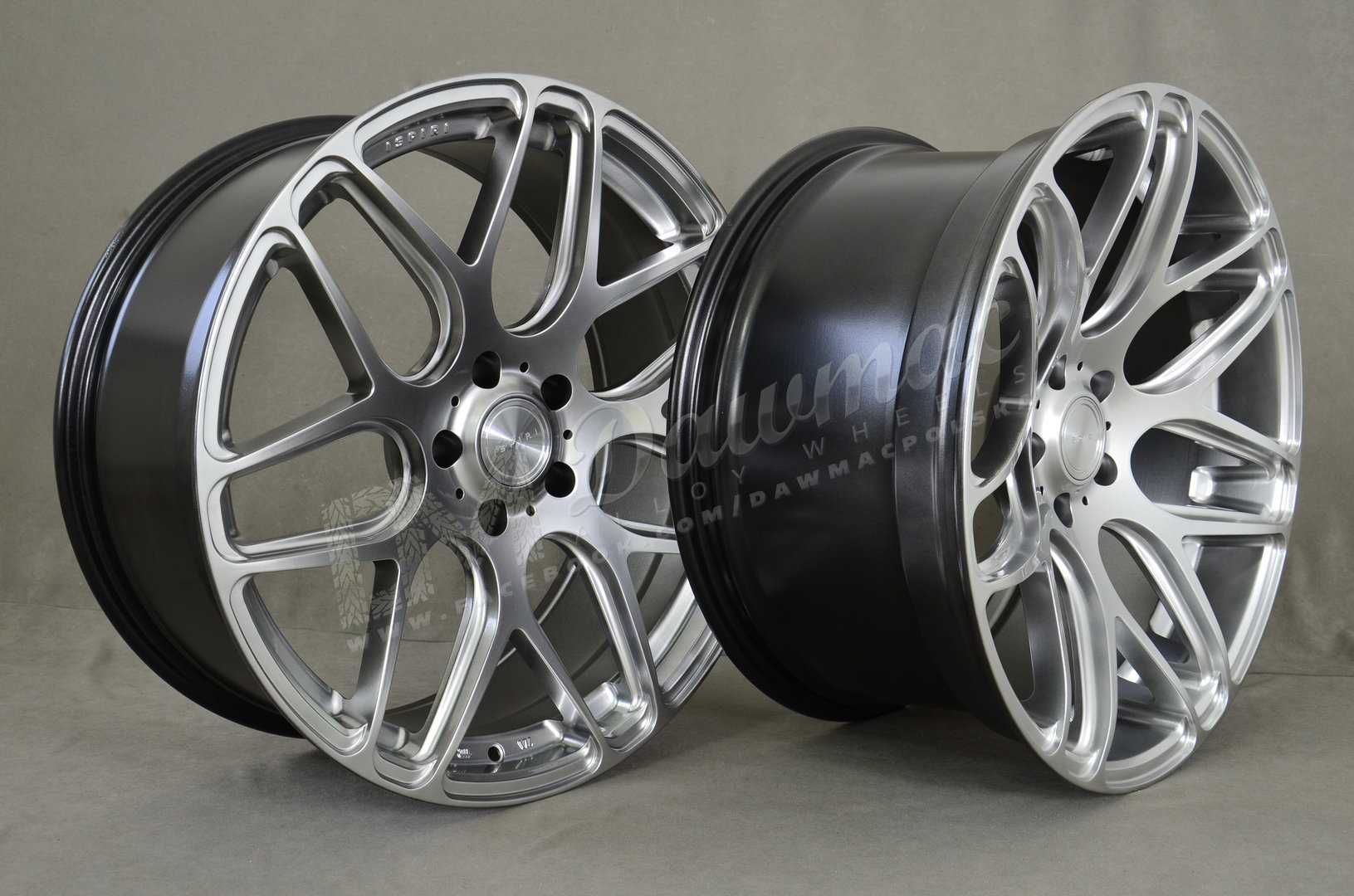 Felgi ISPIRI ISR10 19'' 8,5 ET15 + 10 ET22 5x120 Diamond Silver