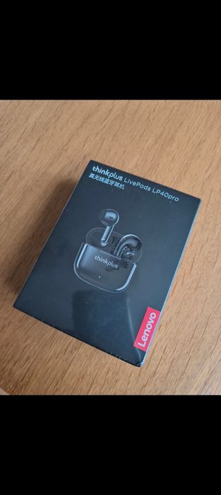 Bezprzewodowe słuchawki Lenovo LP40 PRO z mikrofonem, Bluetooth 5.1