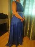 Vestido de cerimónia azul
