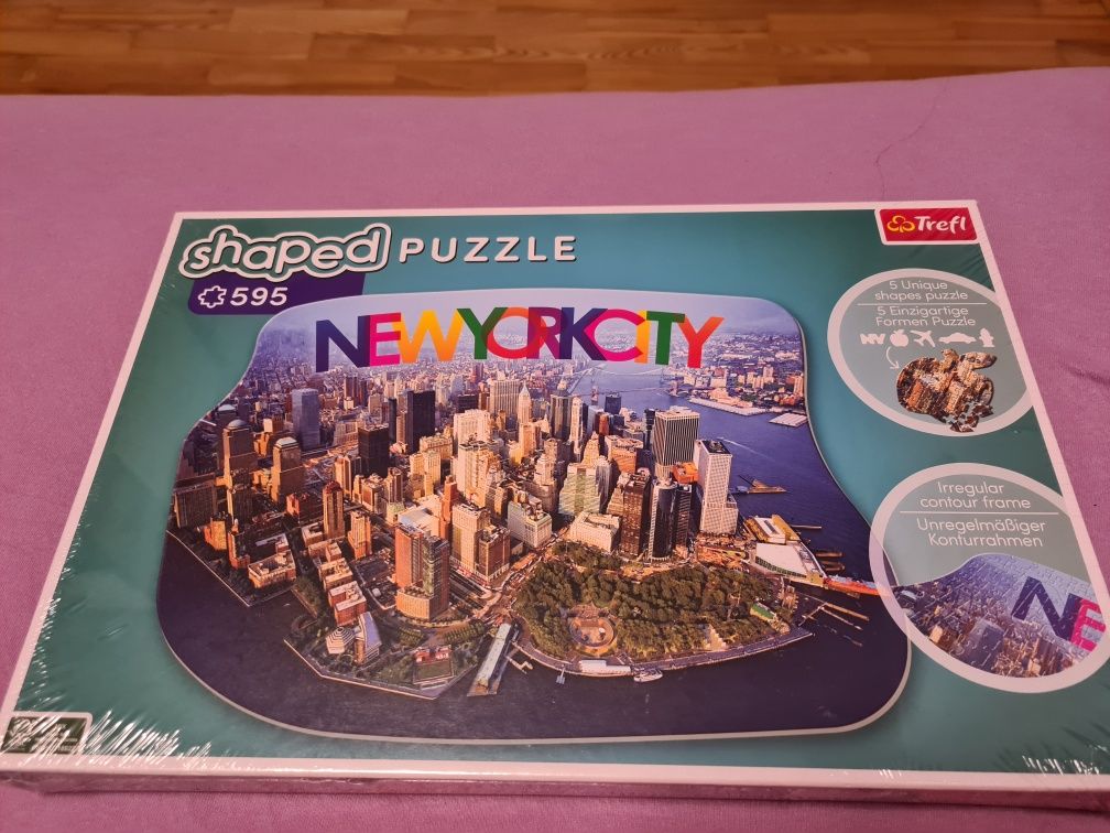 Puzzle shaped Trefl 595 elementów