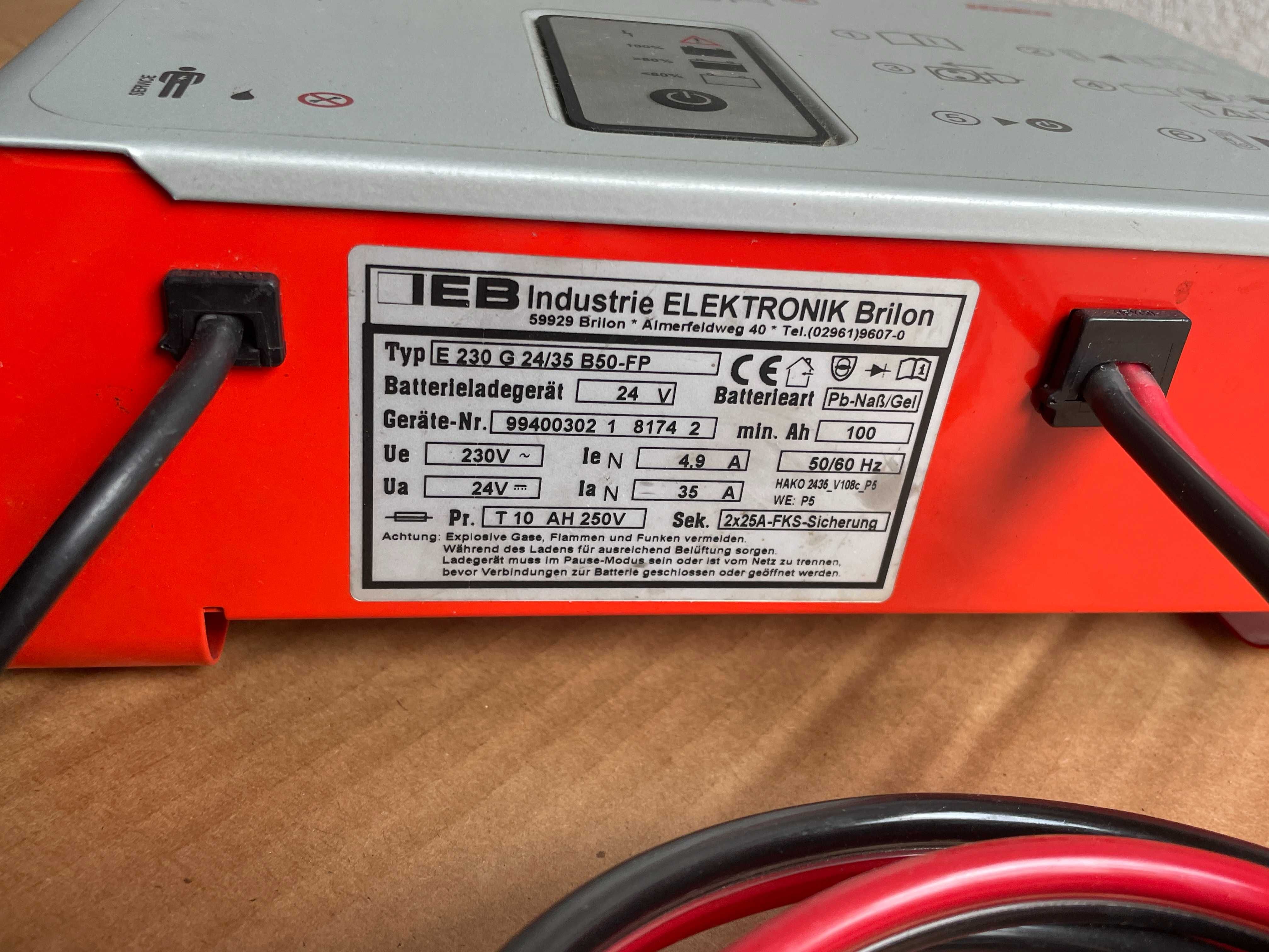 Prostownik, ładowarka Filon Hako 24V, 35A