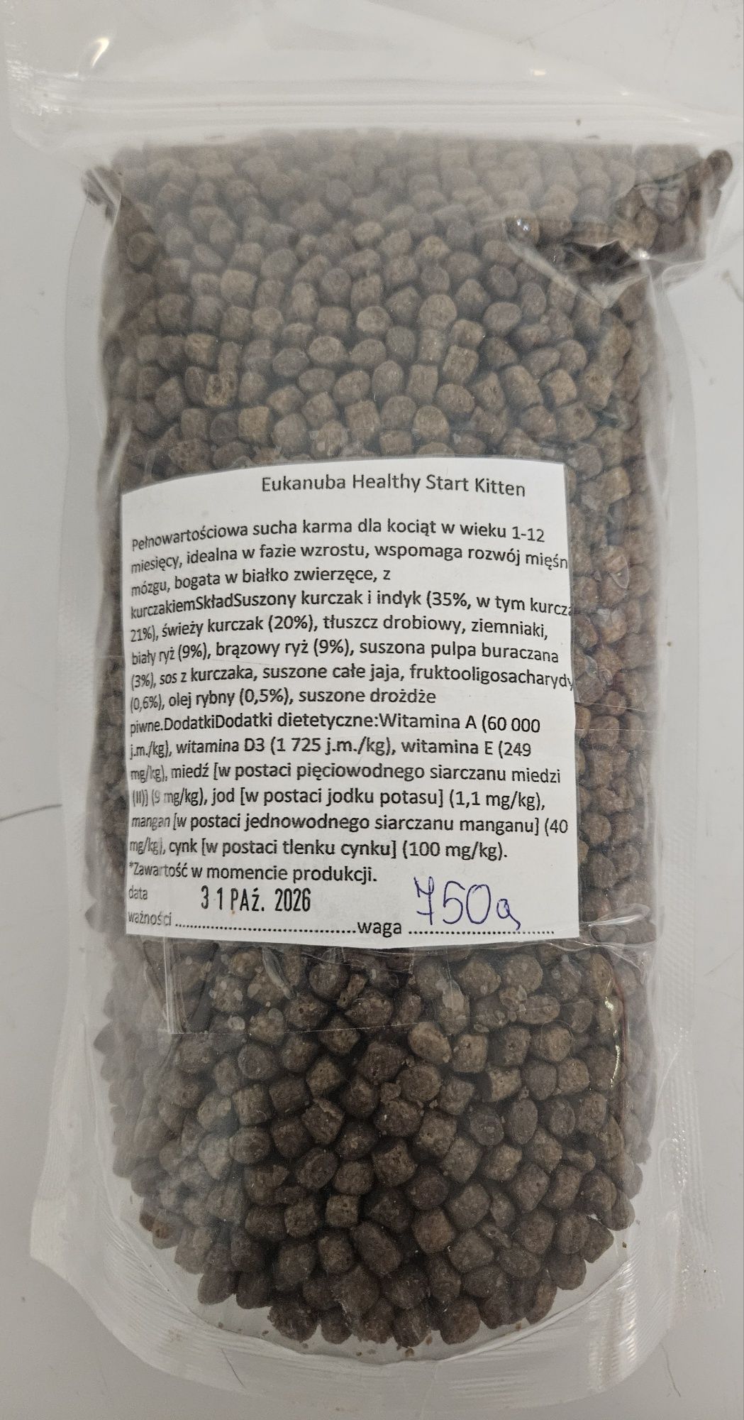 Eukanuba Healthy start kitten 750g