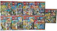 Kolekcja 9 szt LEGO JURASSIC WORLD Park Jurajski+klocki