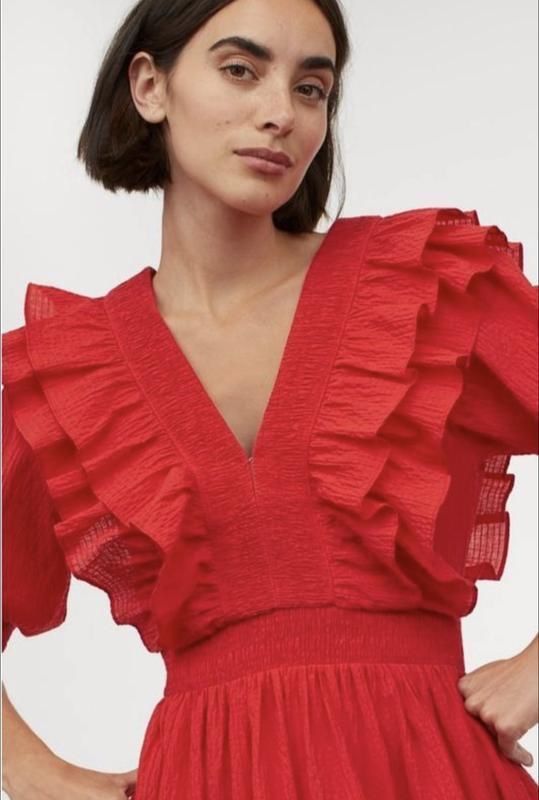 Сукня платье плаття сарафан літній з буфами H&M S 36
