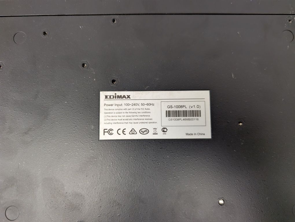Edimax Switch 8port gigabit Poe+ GS-1008PL