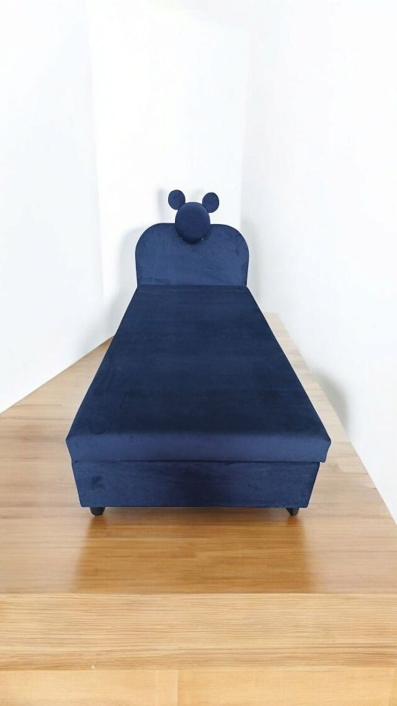 Łóżko sofa tapczan z pojemnikiem na pościel 80