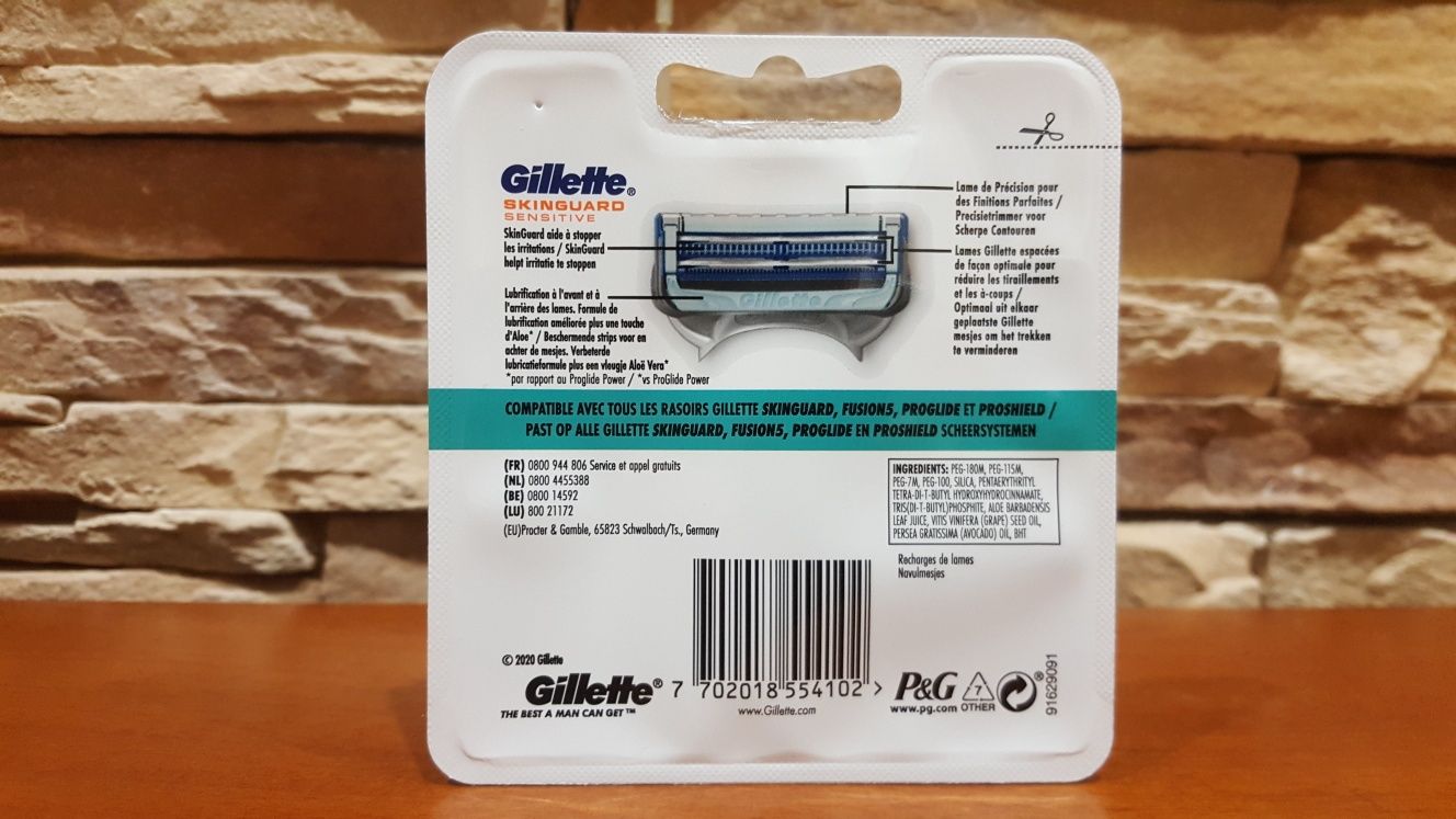 Lâminas Gillette Skinguard 4x unidades