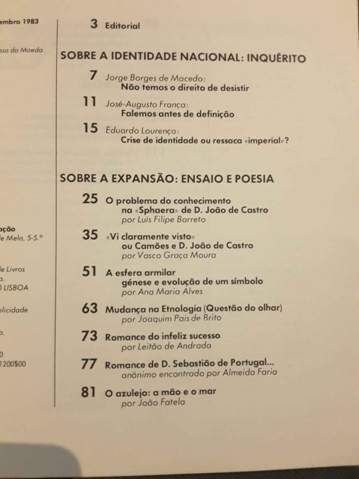 Pedro Álvares Cabral / Visconde de Santarém/ Identidade Nacional