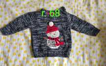 Sweterek sweter świąteczny C&A r. 68