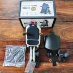 Antywibracyjny aluminiowy uchwyt na telefon do motocykla – obrót 360°