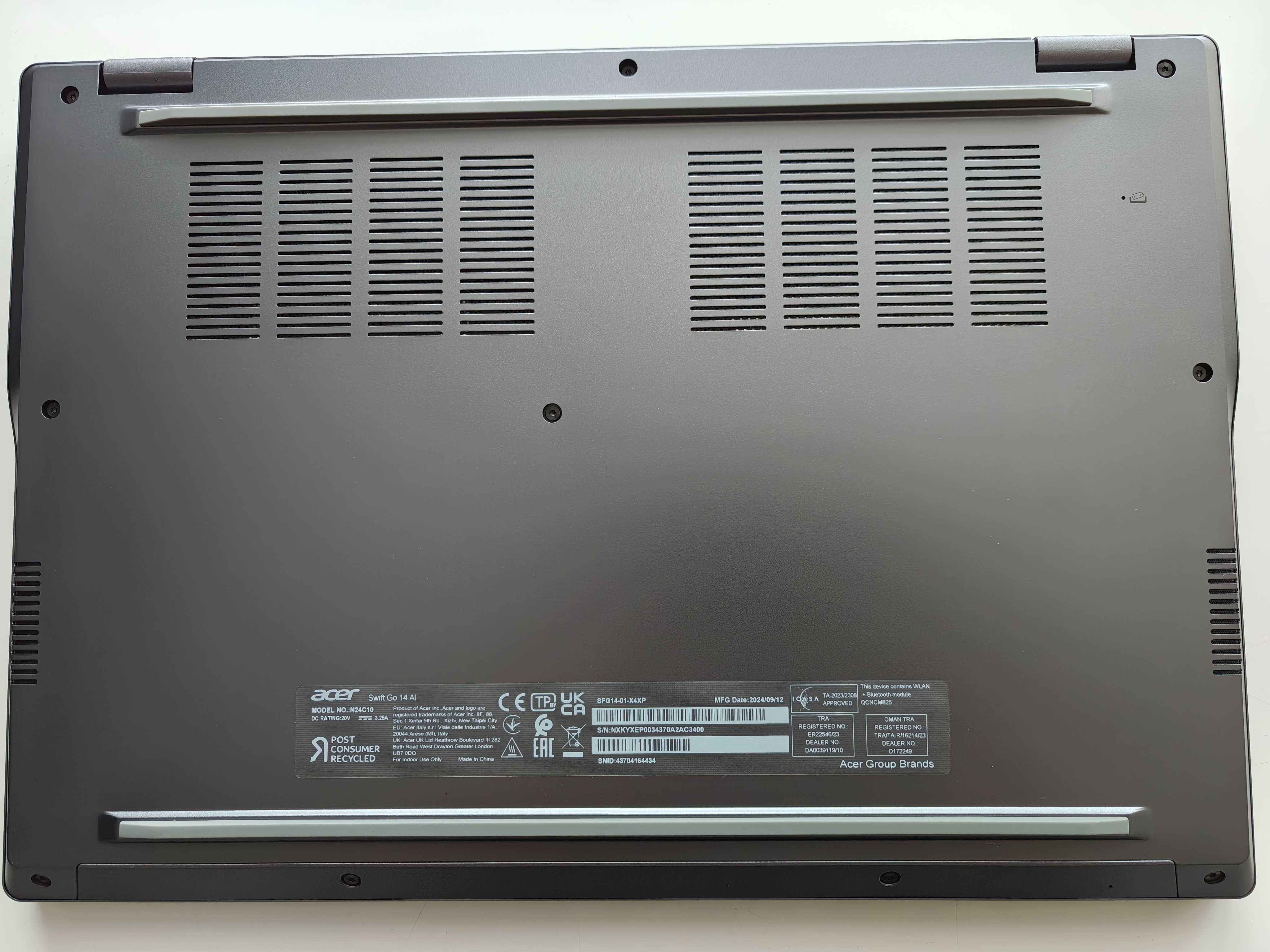 Acer Swift  Qualcom Snapdragon X1P 42 -100 16gb 512gb win 11 gwarancja