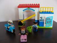 Lego duplo Posterunek Policji WYWROTKA + 12 DODATKÓW