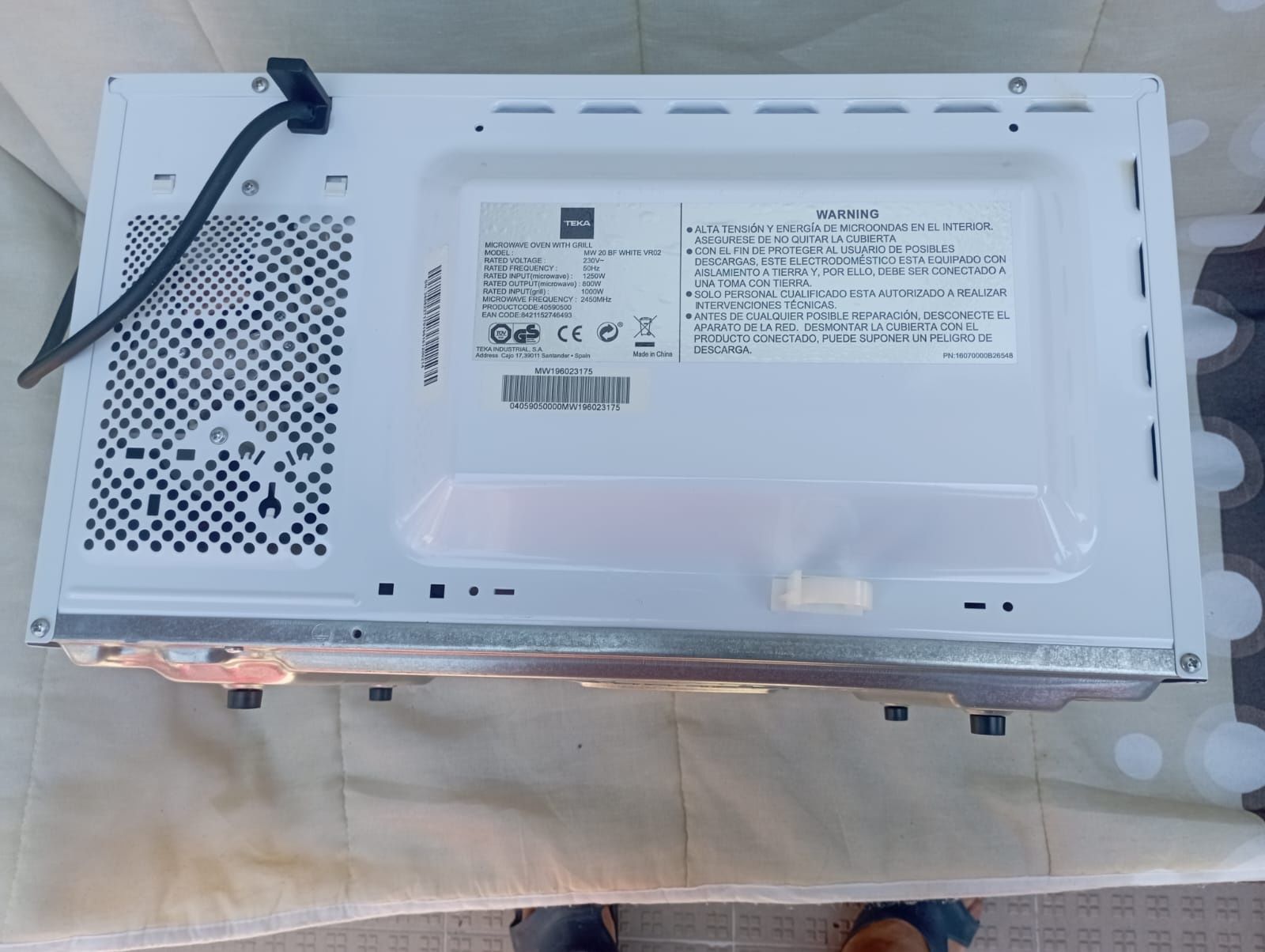 Microondas TEKA.