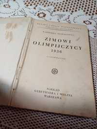 Książka z 1936r.Zimowi Olimpijczycy Kazimiera Muszałówna