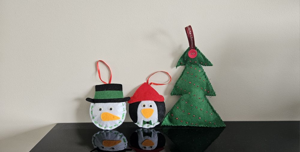 Ozdoby świąteczne z filcu filcu