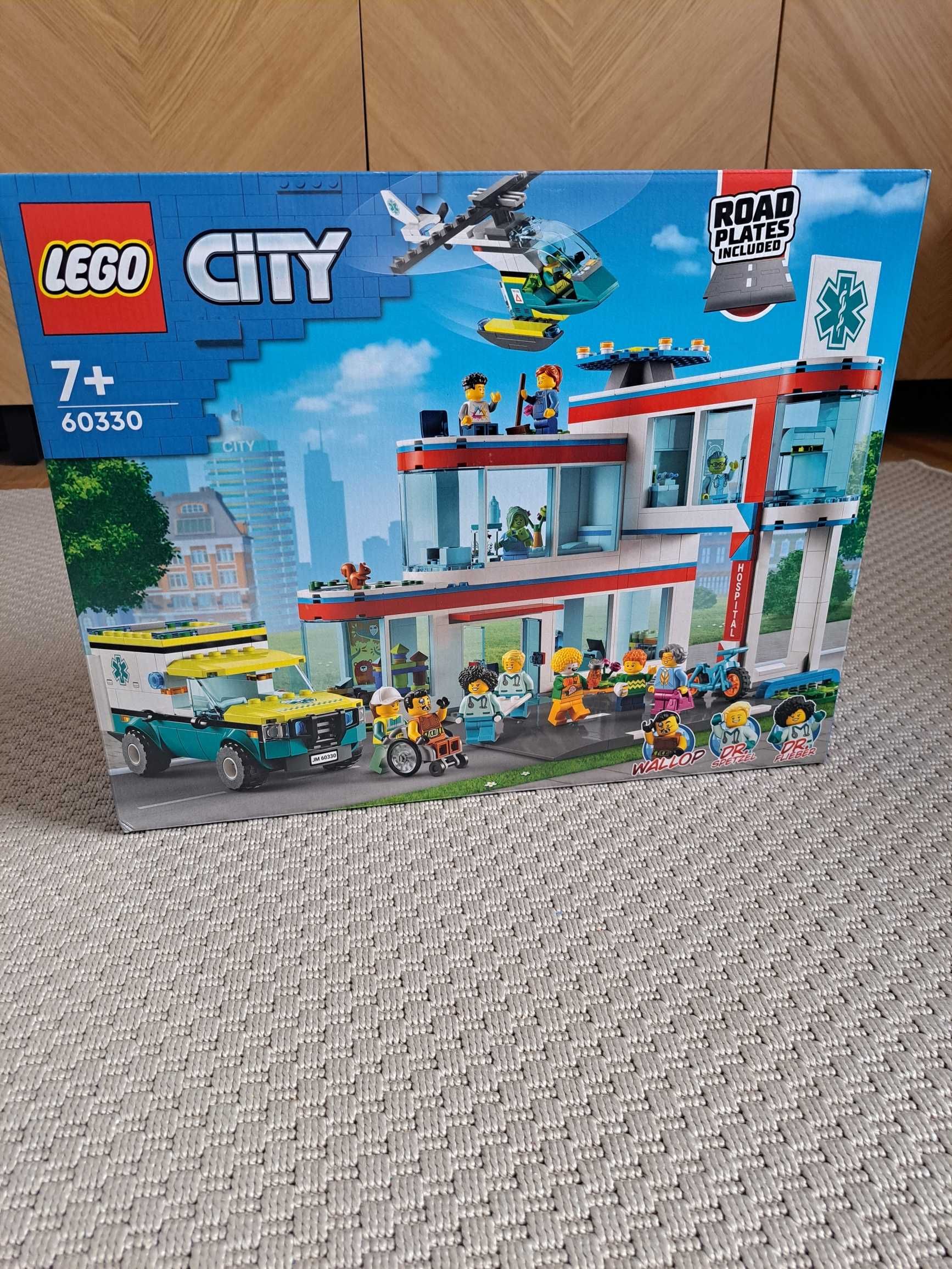 LEGO City 60330 Szpital nowy zaplombowany wysyłka 24h