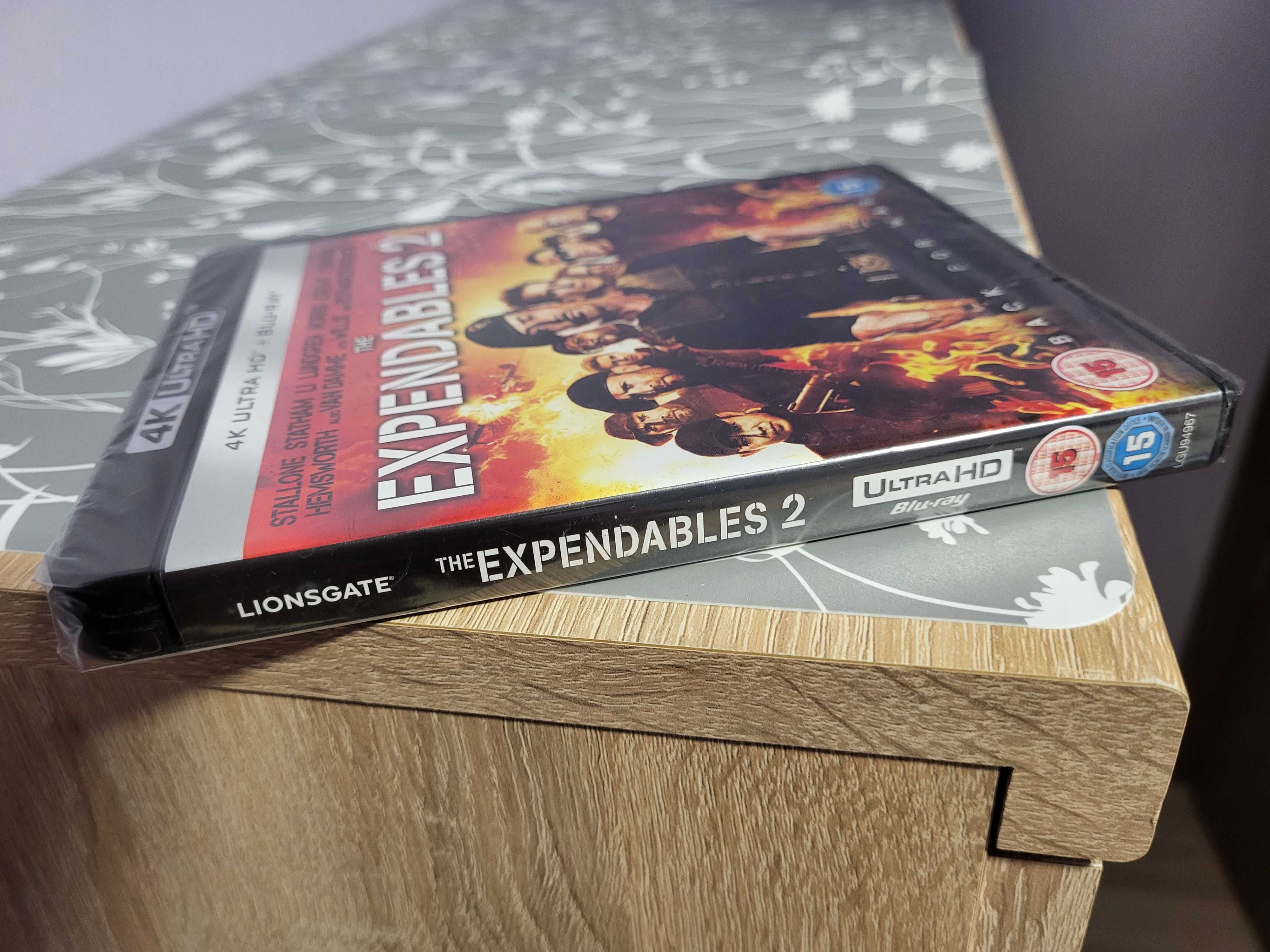 The Expendables 2 nowa plyta DVD,4K Ultra HD +Blu-Ray sprzedam